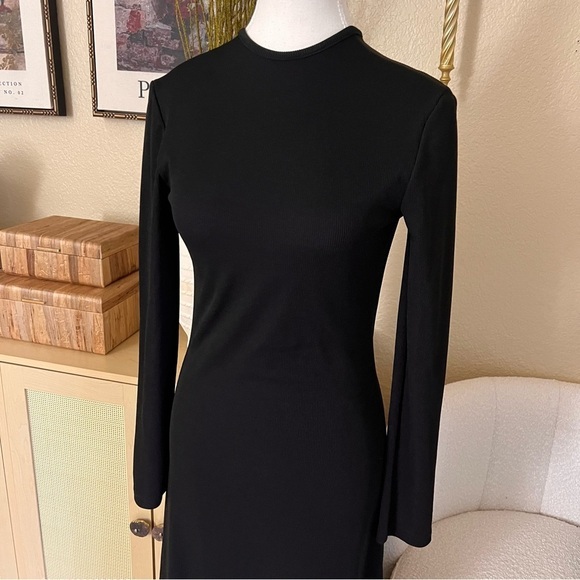 CHRISTOPHER ESBER Black Open Back Hollow Dress Size AUS 8 US 4 - Picture 5 of 10